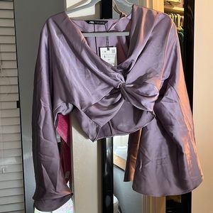 Purple blouse from zara